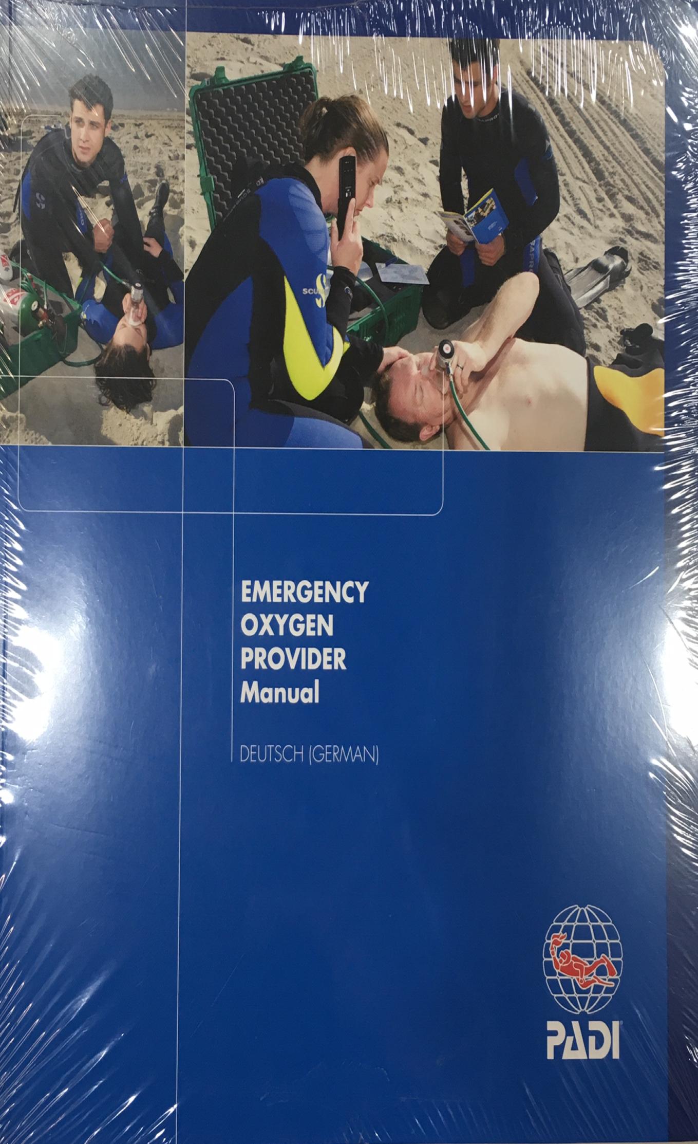 PADI Emergency Oxygen Care Diver Manual
