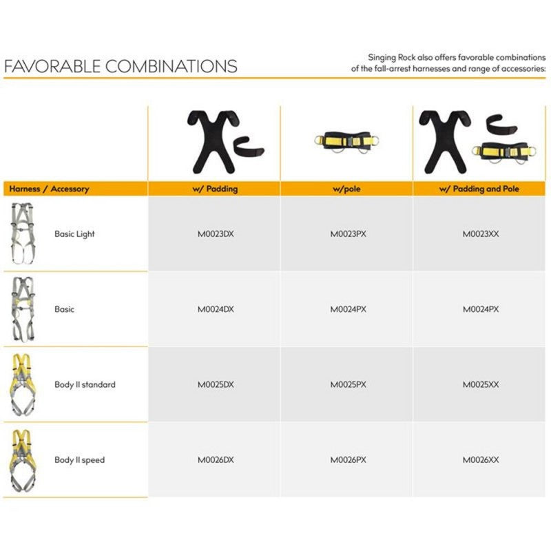 Arnés corporal Singing Rock II