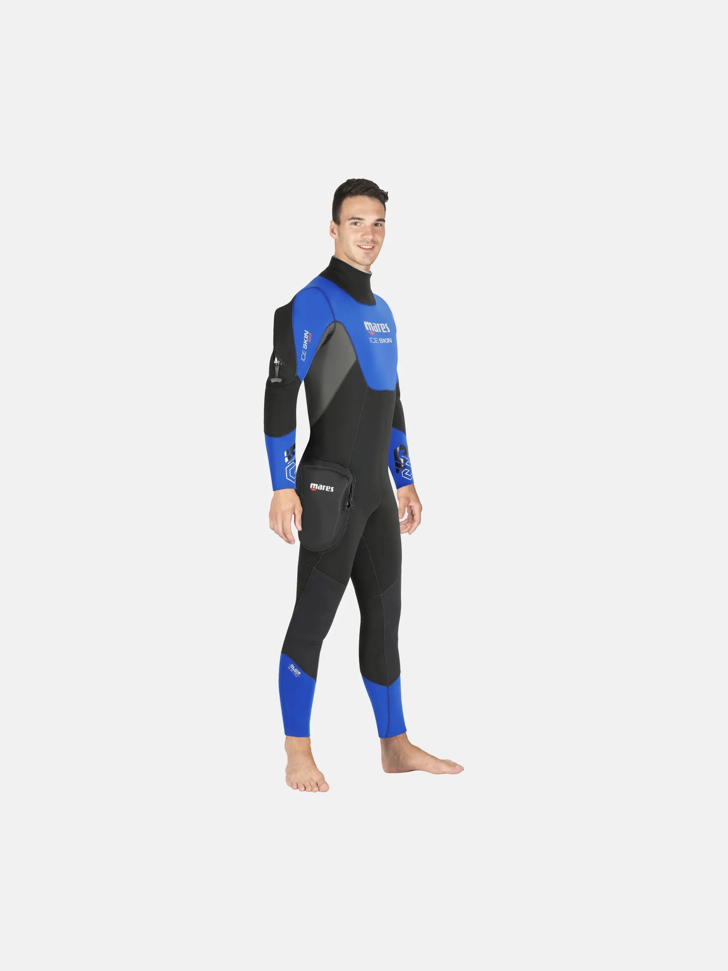 Mares fato mergulho semi-seco ice skin man