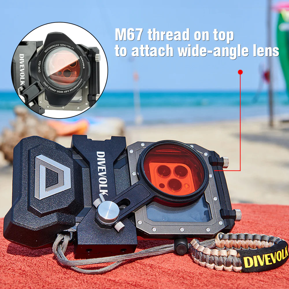 DIVEVOLK  Ocean Kit (Antiga) (Não compatível com iPhone 16 e 17)