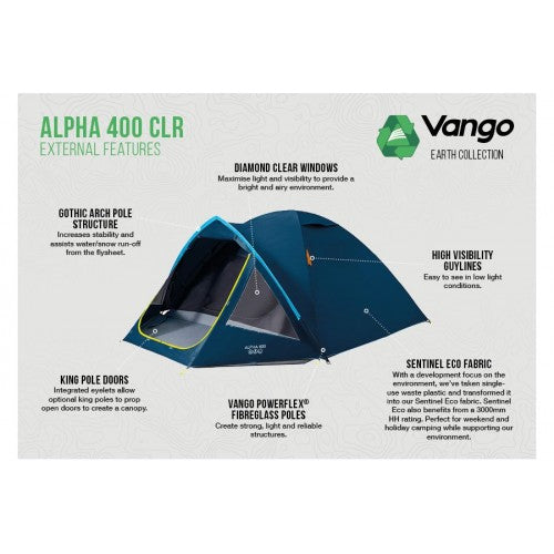 Tienda de campaña Vango Alpha 400