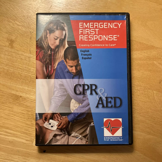 PADI Emergency First Response CPR & AED DVD